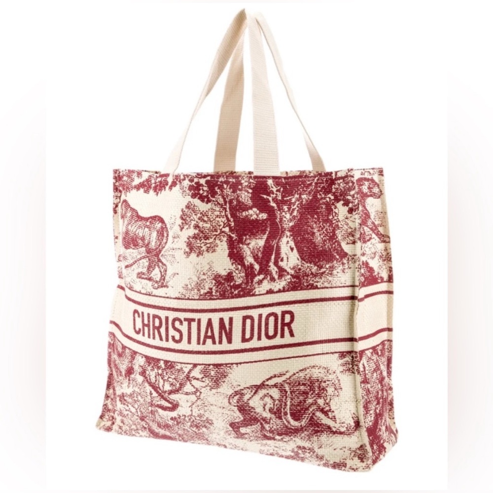 Christian Dior Dioriviera Raffia ❤️ Limited Edition 
Shopping Tote - Picture 3 of 14